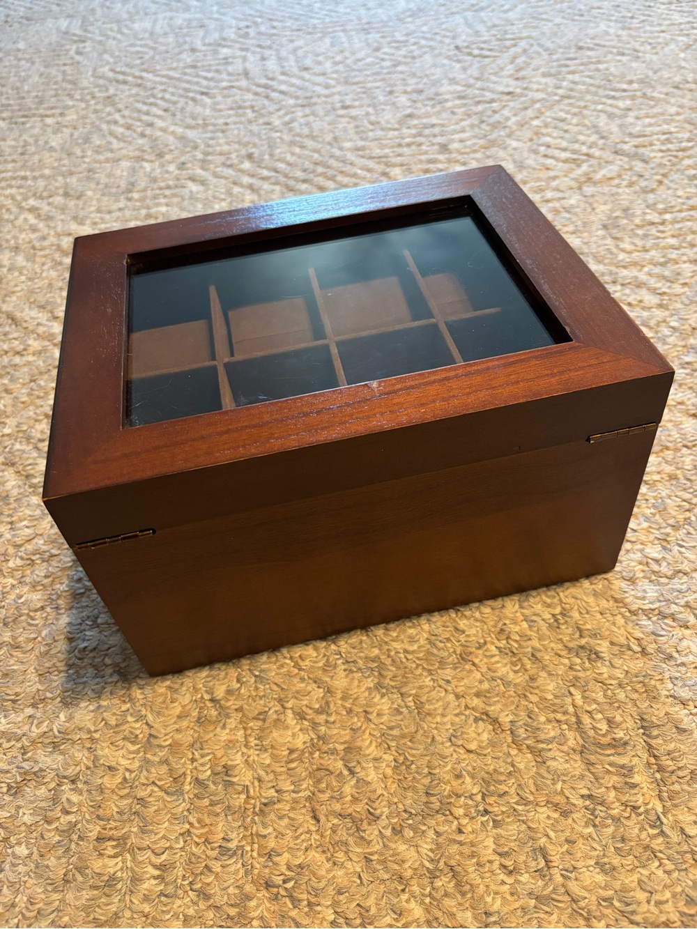 Glass-Top Watch Box - Picture 3 of 8